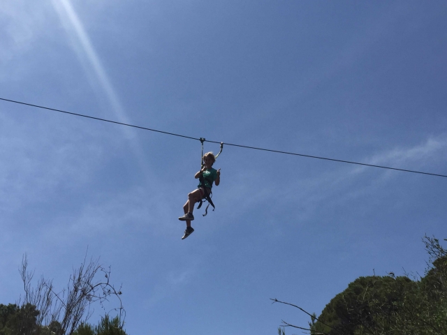  Sulla zip line