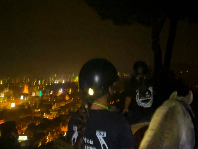  Full moon on horseback 