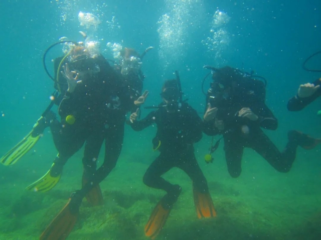 Sesión de buceo