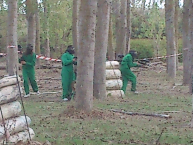 Paintball e canoa 