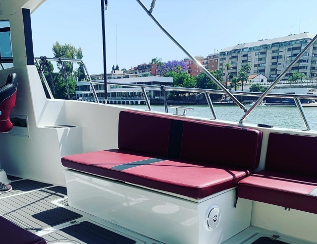 Interior del trimaran