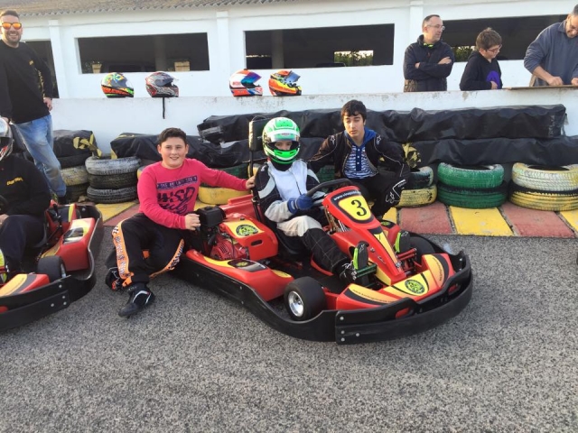  Children in the karts 