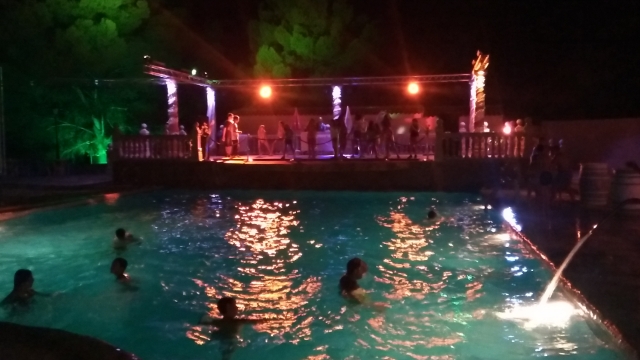 Piscina nocturna