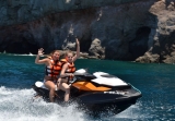 Parcours de jetski biplace à Playa de Taurito, 1 heure