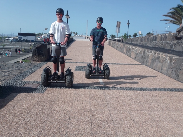 Auf einem Segway durch Playa Blanca 