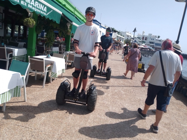  Lanzarote auf einem Segway 
