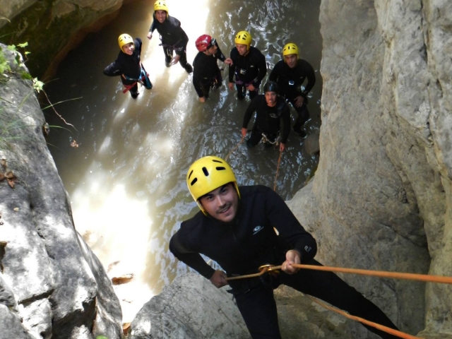 Barranco de Berrós Descend, niveau d'initiation, 3h