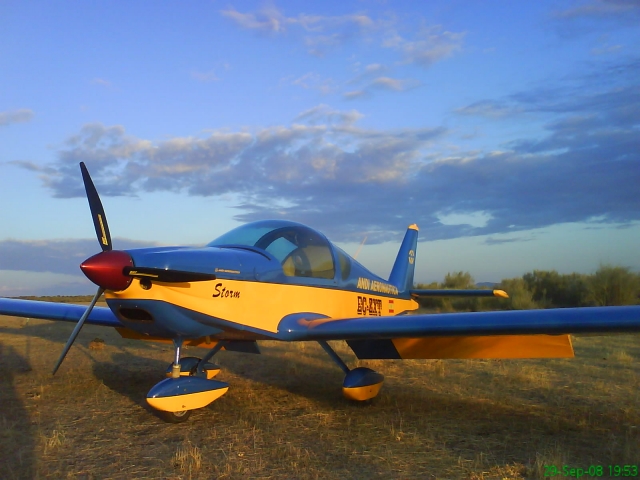 Una de las aeronaves