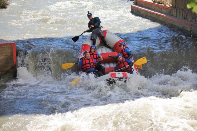 Discesa di rafting 