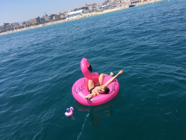 Flamingo relax