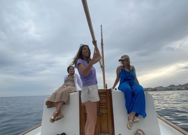 Disfrutando de una jornada de pesca