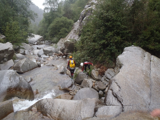  Marcher le long du lit de la rivière 