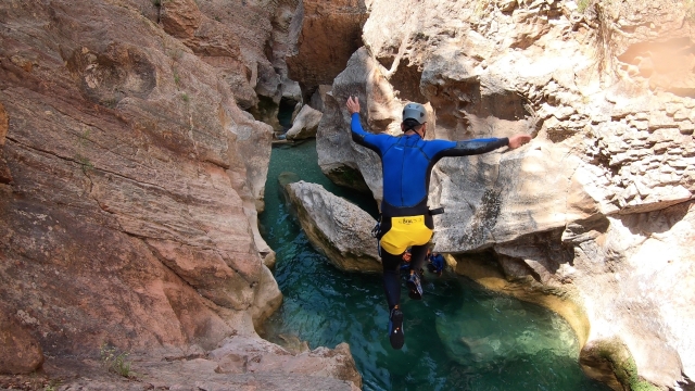 Descenso de cañones en Huesca