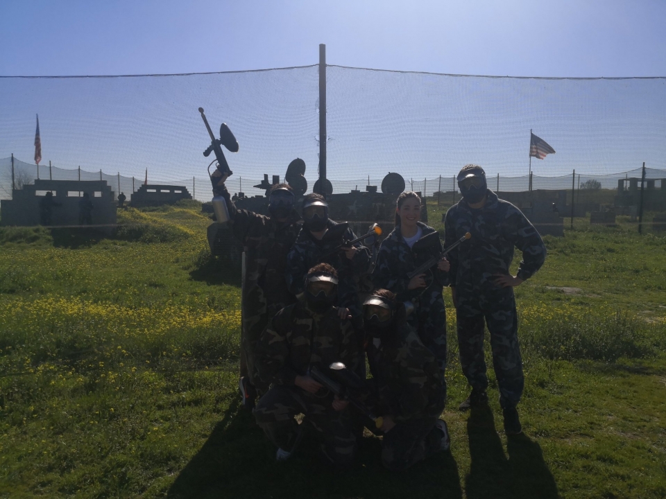 Partida de paintball en Navalcarnero