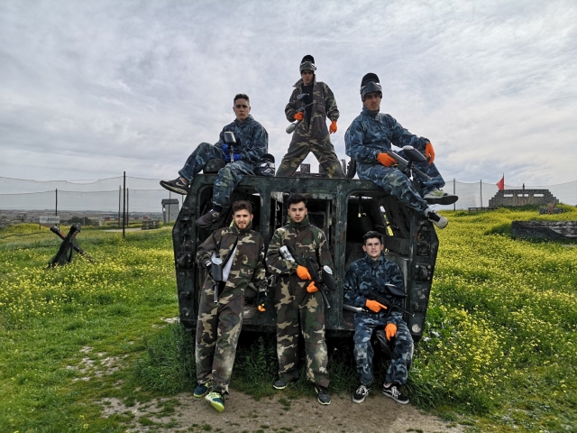 Paintball 100 bolas+BBQ y barra libre Navalcarnero
