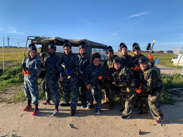 Partida de paintball