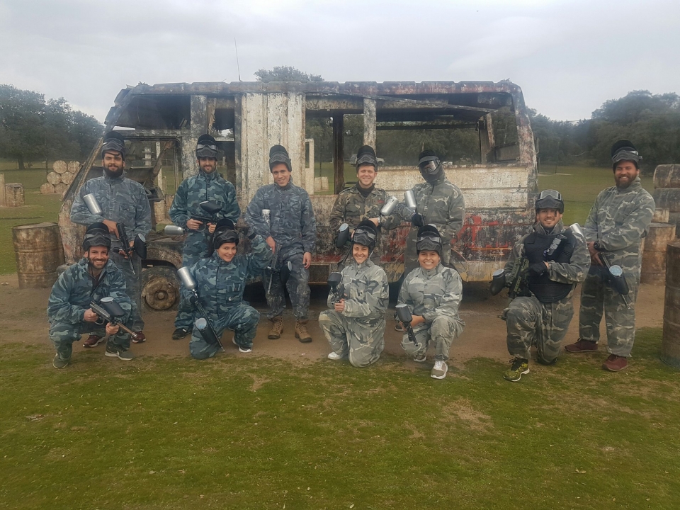 Día de paintball con amigos