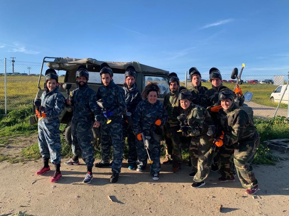 Partida de paintball