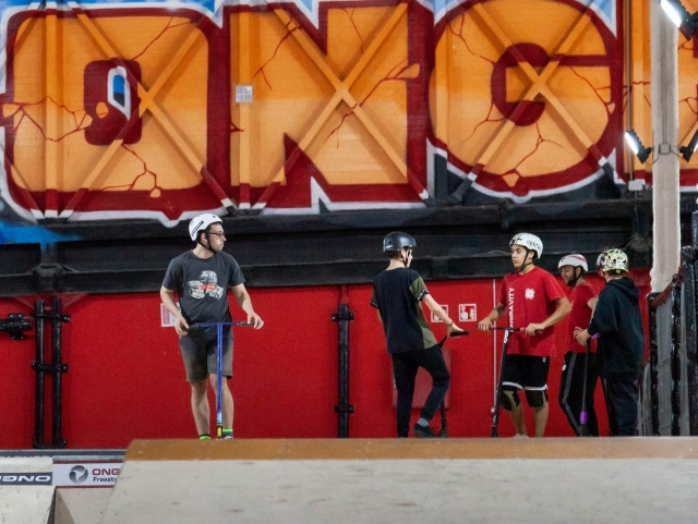 Con los scooters