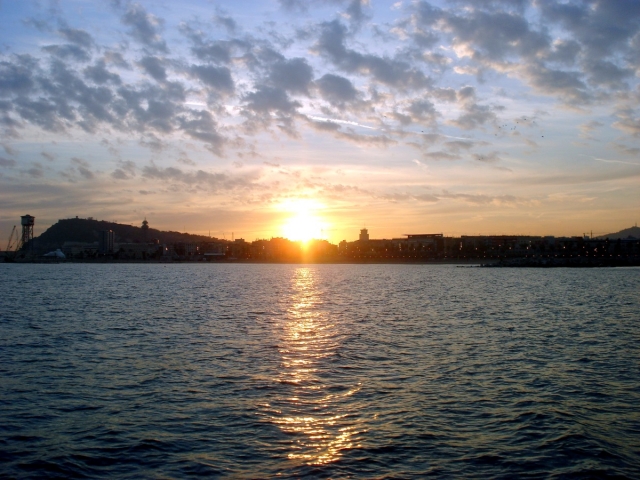  Watching the sun go down 