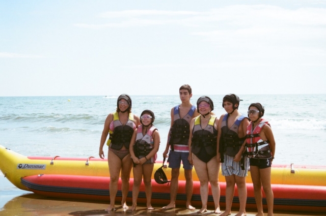 Sesión en banana boat