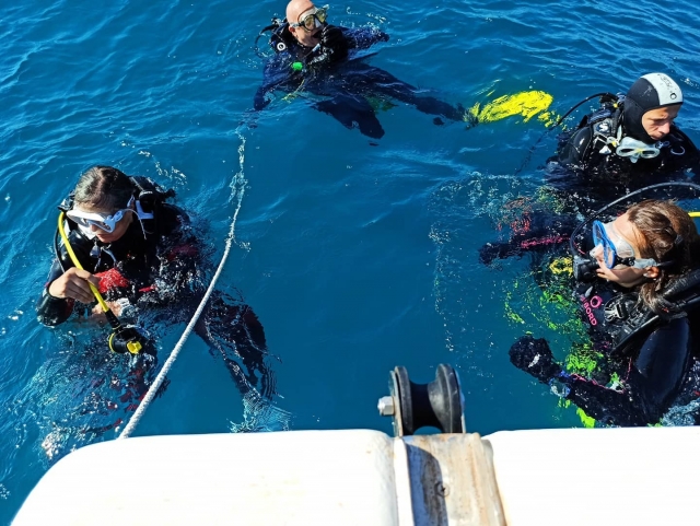 Primera inmersion de buceo