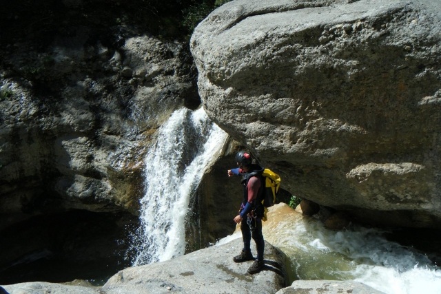 Poza con cascada