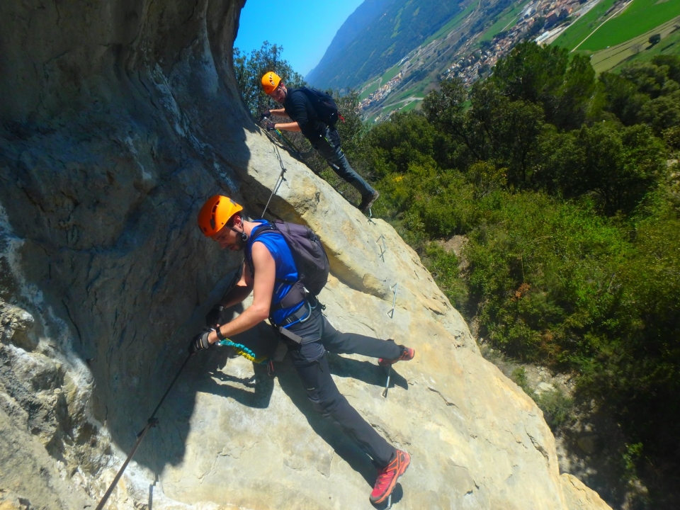  铁索攀岩 Baumes Corcades 