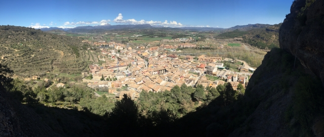 Views from the via ferrata in Huesca 