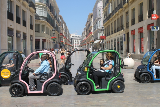 Coche eléctrico en Málaga