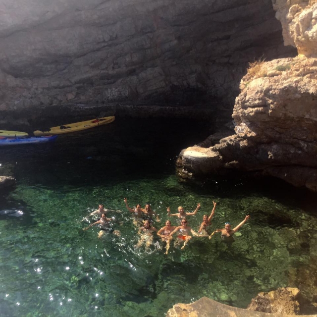 Todos en el agua