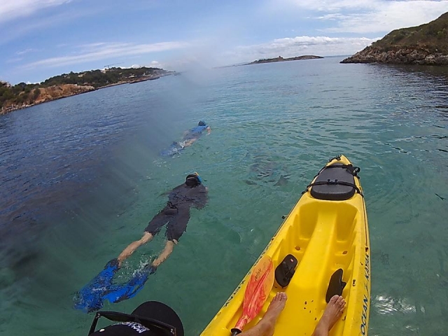 En el kayak