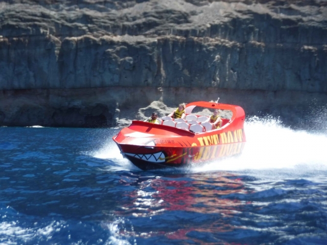  Jetboot durch den kanarischen Atlantik