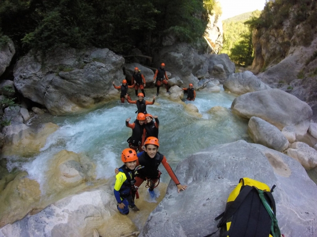  Canyoning en famille 