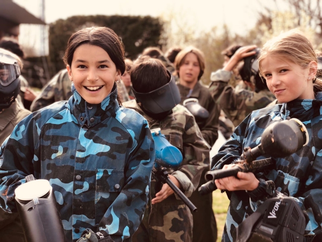  Paintball especial para crianças 