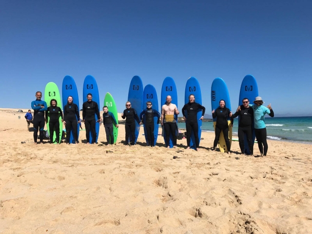  The group in Playa Blanca 