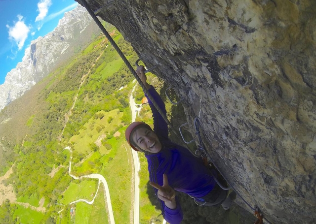  Auf dem Klettersteig