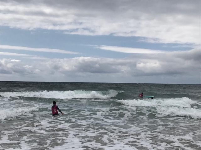  Surfing at the camp 