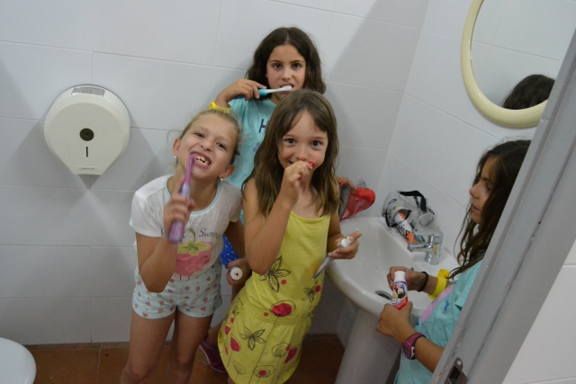  Brushing our teeth 