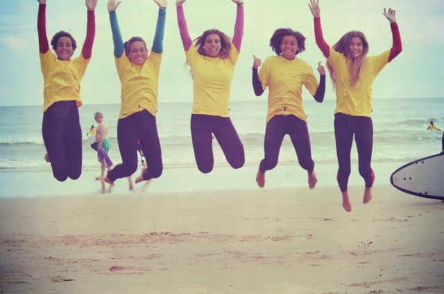 Campamento de surf