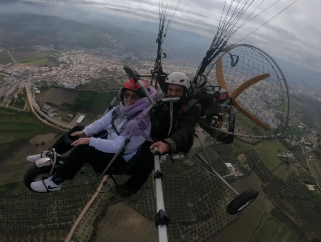  Voo tandem de paramotor em Córdoba 