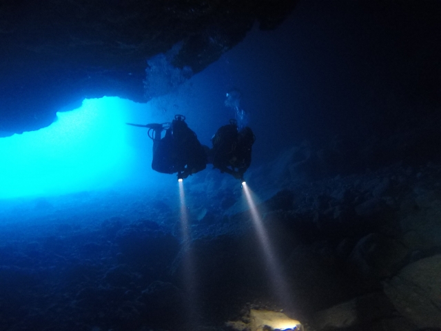  Practicing diving