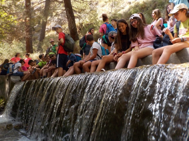 Descansando en la cascada