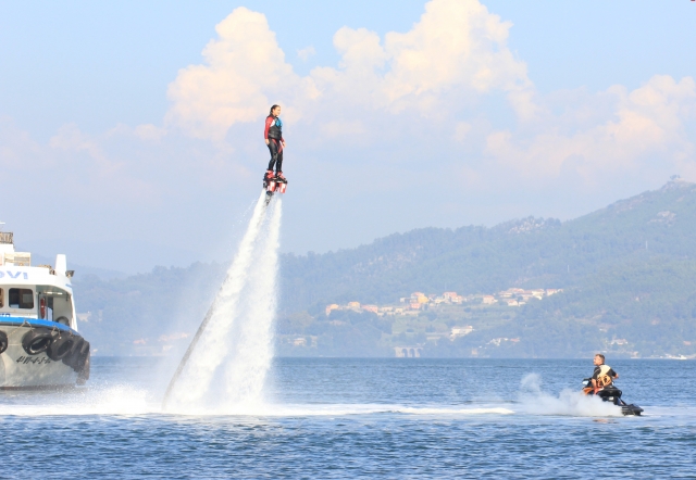 Propulsión del flyboard