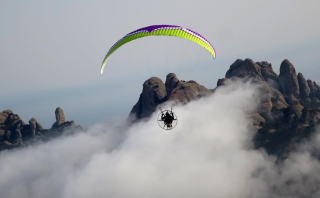 Motorschirmflug durch den Penedès, 30 Minuten