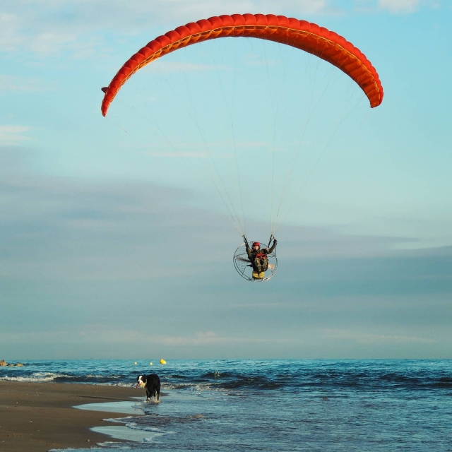 In the air over the Costa Dorada 