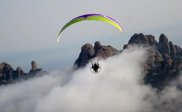 Voo de paramotor pelo Penedès, 30 minutos