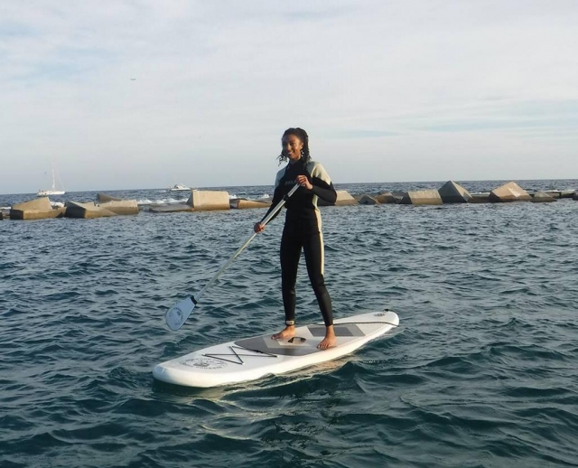  Maintenir l'équilibre sur la planche de SUP 