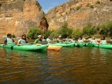 Ruta en piragua embalse las Vencías niños 3 horas