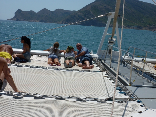  Profiter des installations du catamaran 